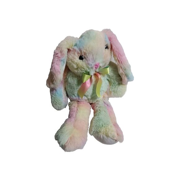 Bunny Goffa 18” Pastel Stuffed Plush Lovey, Bunny Rabbit - Picture 2 of 6